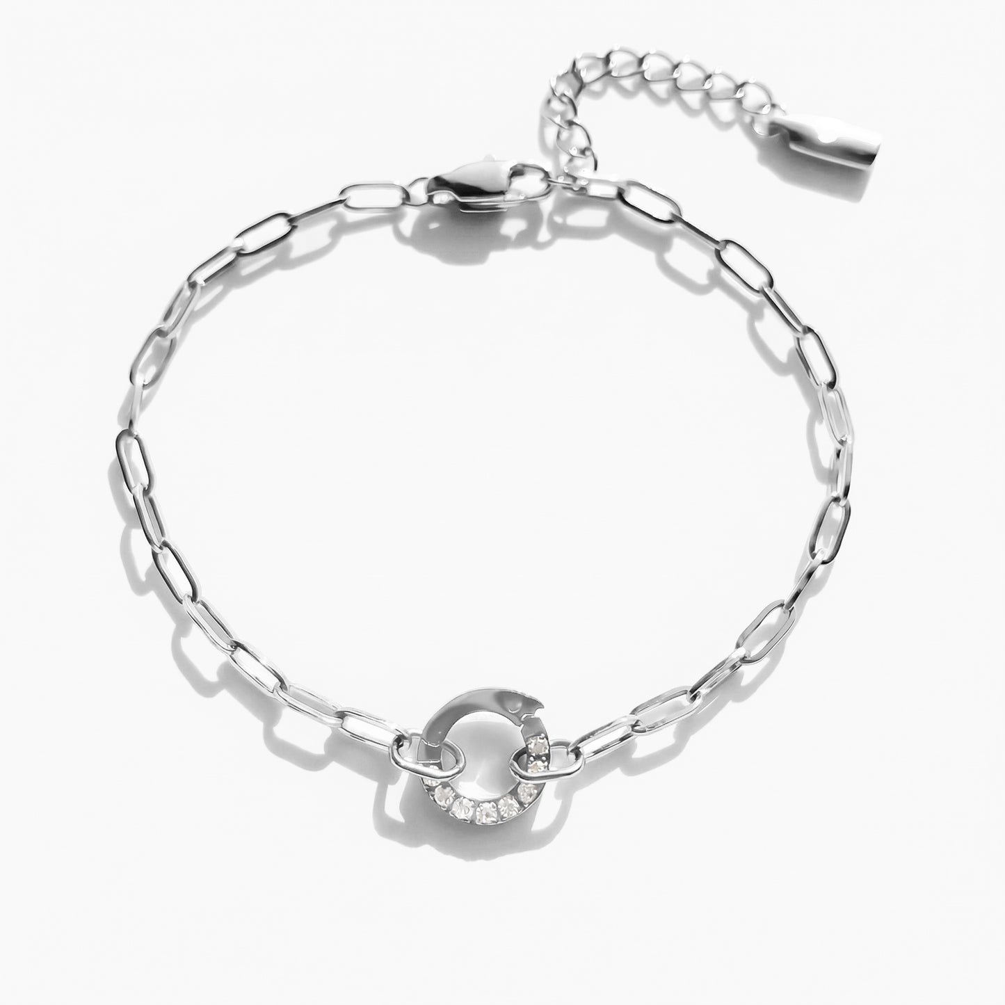 Halo Whisper · Silver Bracalet